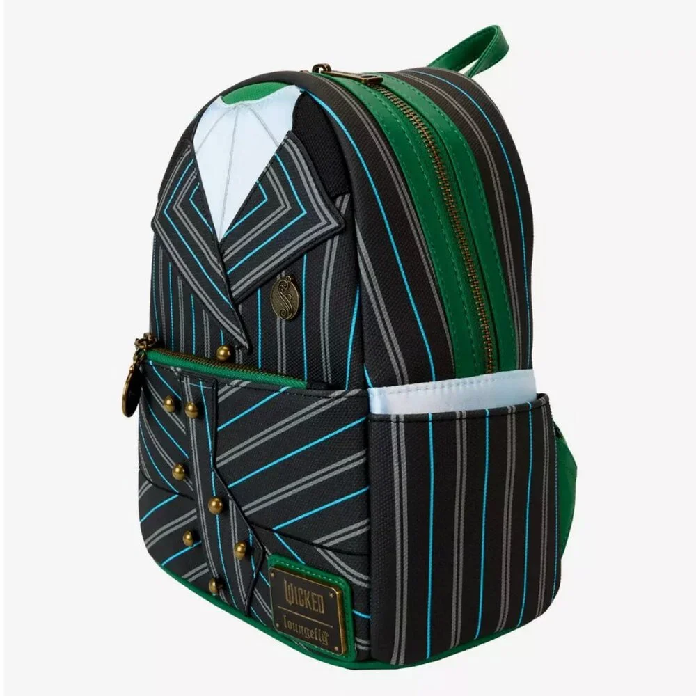 Loungefly Wicked Elphaba Shiz University Uniform Figural Mini Backpack NWT